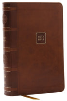 NKJV Compact Paragraph-Style Bible w/ 43,000 Cross References, Brown Leathersoft, Red Letter, Comfort Print: Holy Bible, New King James Version : Holy Bible, New King James Version - 9781400333363