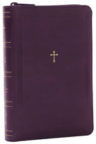 NKJV Compact Paragraph-Style Bible w/ 43,000 Cross References, Purple Leathersoft with zipper, Red Letter, Comfort Print: Holy Bible, New King James Version : Holy Bible, New King James Version - 9781400333394
