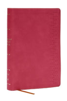 Student Study Bible: A Guide to Knowing and Living God’s Word (NKJV, Pink Leathersoft, Red Letter, Comfort Print) - 9781400340248