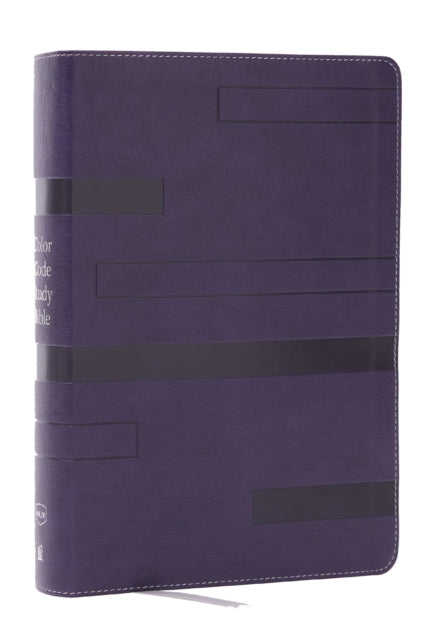 Color Code Study Bible, Revealing God's Truth Color by Color (NKJV, Purple Leathersoft, Red Letter, Thumb Indexed) - 9781400341429