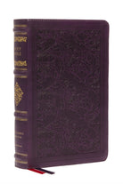 KJV Large Print Reference Bible, Purple Leathersoft, Red Letter, Comfort Print (Sovereign Collection) : Holy Bible, King James Version - 9781400344239