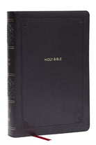 KJV Giant Print End-of-Verse Reference Bible, Black Leathersoft, Red Letter, Comfort Print (Thumb Indexed) - 9781400349456
