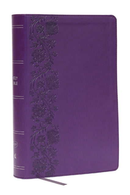 KJV Giant Print End-of-Verse Reference Bible, Purple Leathersoft, Red Letter, Comfort Print - 9781400349470