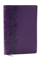 NKJV Giant Print End-of-Verse Reference Bible, Purple Leathersoft, Red Letter, Comfort Print : Holy Bible - 9781400349517