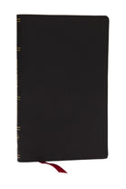 KJV, Personal Size New Testament, Black Genuine Leather, Red Letter, Comfort Print - 9781400350070