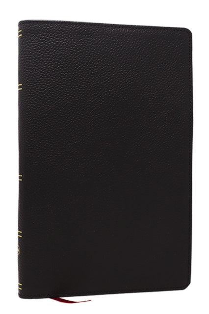NKJV, Personal Size New Testament, Black Genuine Leather, Red Letter, Comfort Print - 9781400350100
