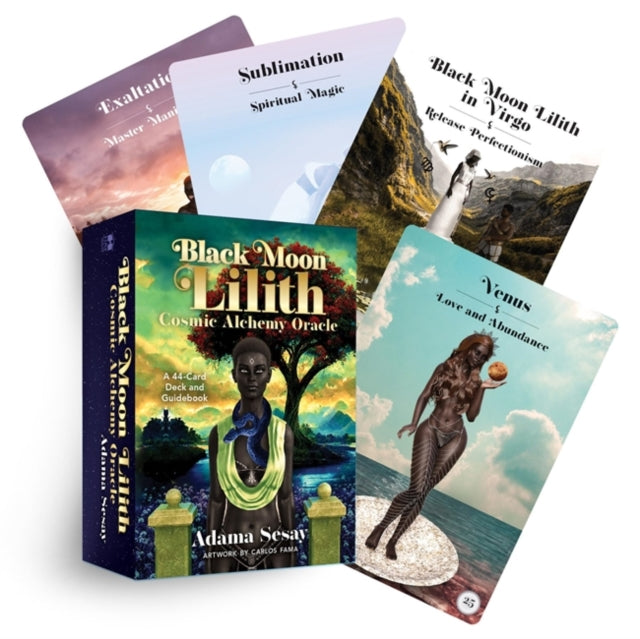Black Moon Lilith Cosmic Alchemy Oracle : A 44-Card Deck and Guidebook - 9781401970659