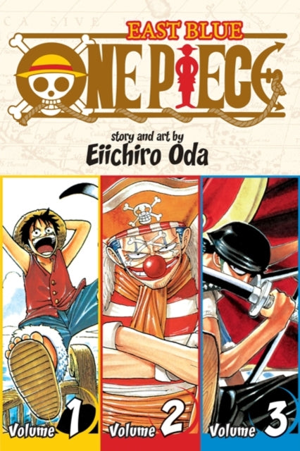 One Piece (Omnibus Edition), Vol. 1 : Includes vols. 1, 2 & 3 Volume 1 - 9781421536255