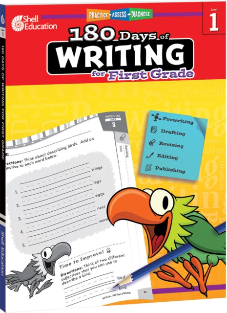 180 Days™: Writing for First Grade : Practice, Assess, Diagnose - 9781425815240
