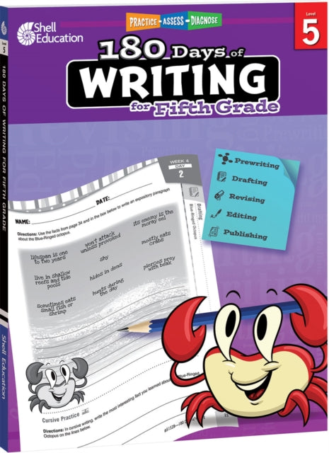 180 Days™: Writing for Fifth Grade : Practice, Assess, Diagnose - 9781425815288