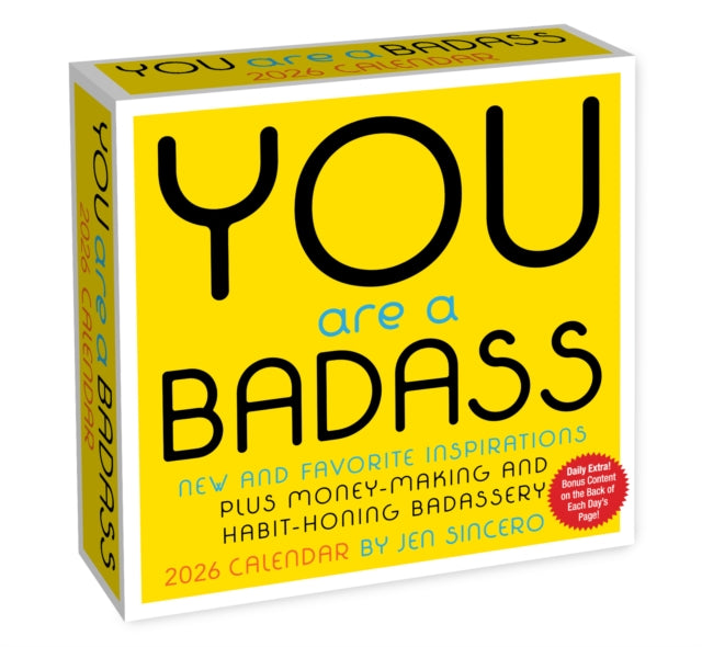 You Are a Badass 2026 Day-to-Day Calendar - 9781524897628