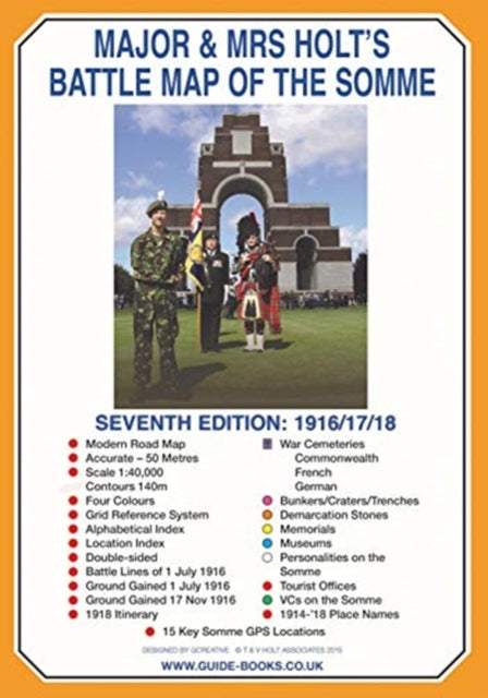 Major & Mrs Holt's Battle Map of The Somme (Map) - 9781526764973