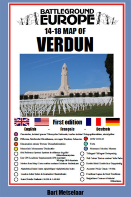 Verdun (Map) - 9781526768209