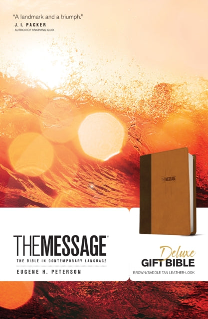 Message Deluxe Gift Bible, Brown : The Bible in Contemporary Language - 9781631465789