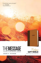 Message Deluxe Gift Bible, Brown : The Bible in Contemporary Language - 9781631465789