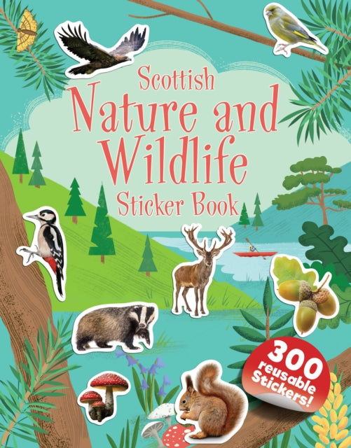 Scottish Nature and Wildlife Sticker Book - 9781780279466