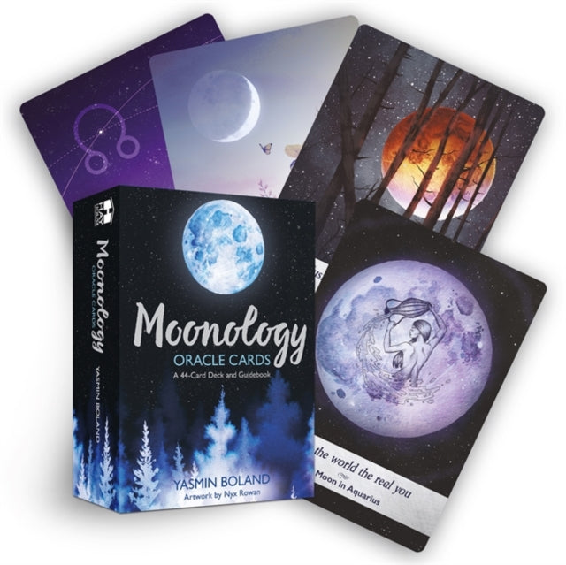 Moonology™ Oracle Cards : A 44-Card Moon Astrology Oracle Deck and Guidebook - 9781781809969