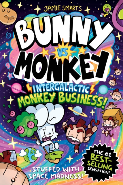 Bunny vs Monkey: Intergalactic Monkey Business! (a Phoenix Comic Book, from the million-selling Jamie Smart, Illustrator of the Year) - 9781788453271