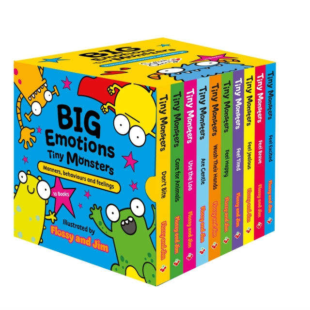 Big Emotions Tiny Monsters 10-Book Collection: Manners, Behaviours and Feelings - 9781802635683