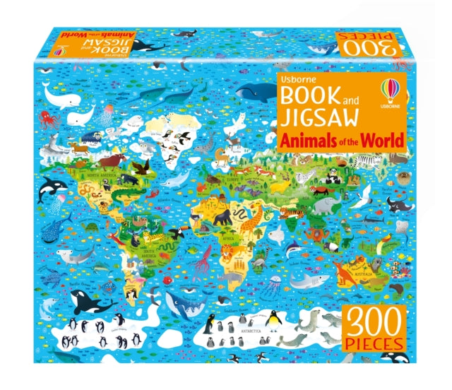 Usborne Book and Jigsaw Animals of the World - 9781805072898