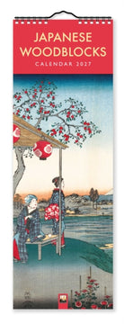 Japanese Woodblocks Slim Calendar 2027 (Art Calendar)
