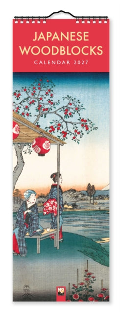 Japanese Woodblocks Slim Calendar 2027 (Art Calendar)