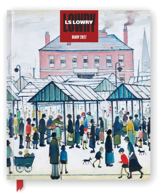 Lowry 2027 Desk Diary Planner - Week to View, Illustrated throughout
