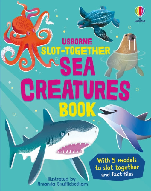 Slot-together Sea Creatures Book - 9781835409329