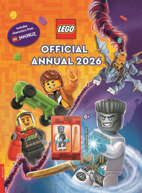 LEGO® Books. Official Annual 2026 (with Zane LEGO NINJAGO® minifigure) - 9781837251100