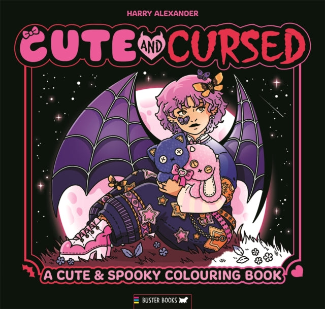 Cute & Cursed : A Spookily Cute Colouring Book