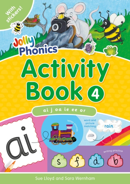 Jolly Phonics Activity Book 4 : In Precursive Letters (British English edition) - 9781844141562