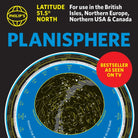Philip's Planisphere (Latitude 51.5 North) : For use in Britain and Ireland, Northern Europe, Northern USA and Canada - 9781849077101