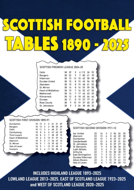 Scottish Football Tables 1890-2025 - 9781862235427