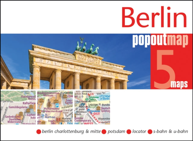 Berlin PopOut Map : Pocket sized, pop up map of Berlin city centre - 9781917131131