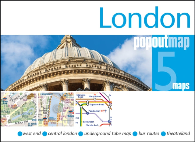 London PopOut Map : Pocket-size, pop up city map of London - 9781917131155