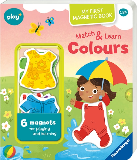 Ravensburger Play+ Infant & Toddler - My First Magnetic Book: Match and Learn Colours - 9783380970224