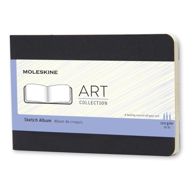 Moleskine Pocket Art Plus Cahier Sketch Album Black - 9788867323357