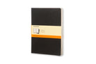 Moleskine Ruled Cahier Xl - Black Cover (3 Set) - 9788883705014
