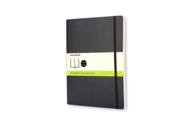Moleskine Soft Extra Large Plain Notebook Black - 9788883707261