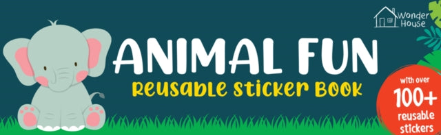 Animal Fun Reusable Sticker Book for Children