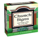 Church Signs 2027 Day-to-Day Calendar : Little Sayings to Help You on Your Way