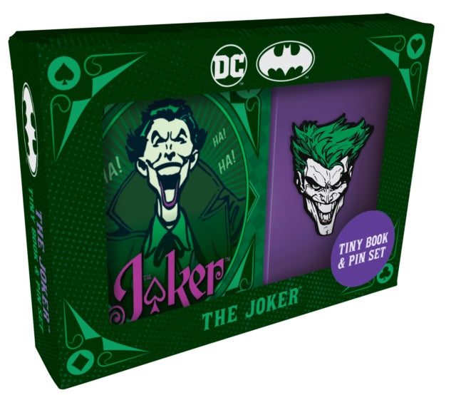 DC Comics: The Joker Tiny Book and Pin Set - 9798886637106